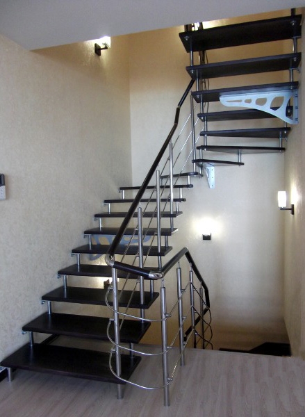 Лестницы на металлокаркасе